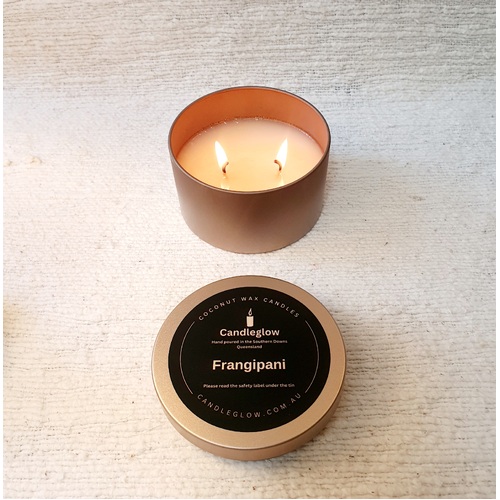 Copper Candle Tin - Frangipani