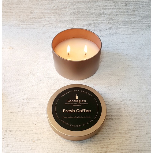 Copper Candle Tin - Fresh Coffee