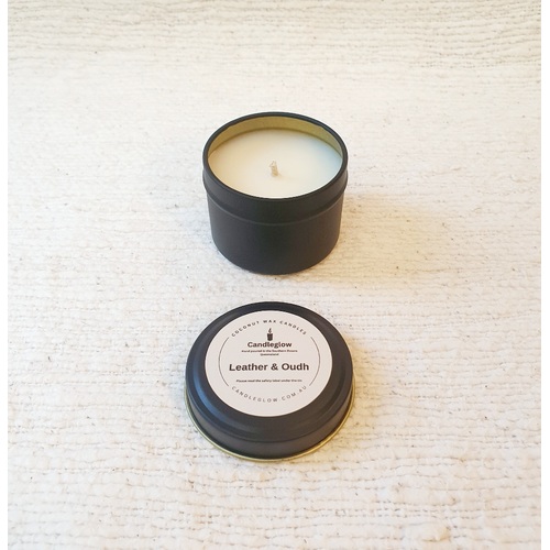 Tiny Tin - Leather & Oudh