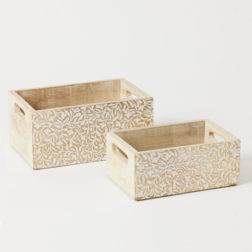 Ambretta small crate boxes -  set of 2